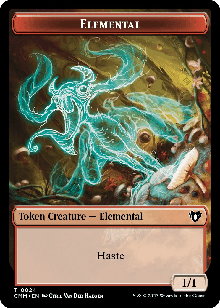 Elemental (0024) // Graveborn Double-Sided Token [Commander Masters Tokens] - The Mythic Store | 24h Order Processing