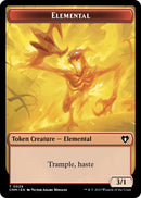 Elemental (0026) // Elephant Double-Sided Token [Commander Masters Tokens] - The Mythic Store | 24h Order Processing