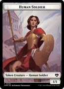 Human Soldier // Drake Double-Sided Token [Commander Masters Tokens] - The Mythic Store | 24h Order Processing
