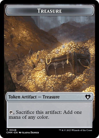 Treasure // Elf Druid Double-Sided Token [Commander Masters Tokens] - The Mythic Store | 24h Order Processing