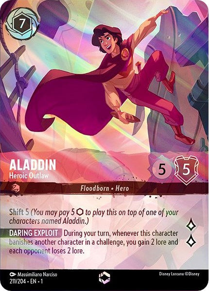 Aladdin - Heroic Outlaw (Enchanted) (211/204) [The First Chapter] - The Mythic Store | 24h Order Processing