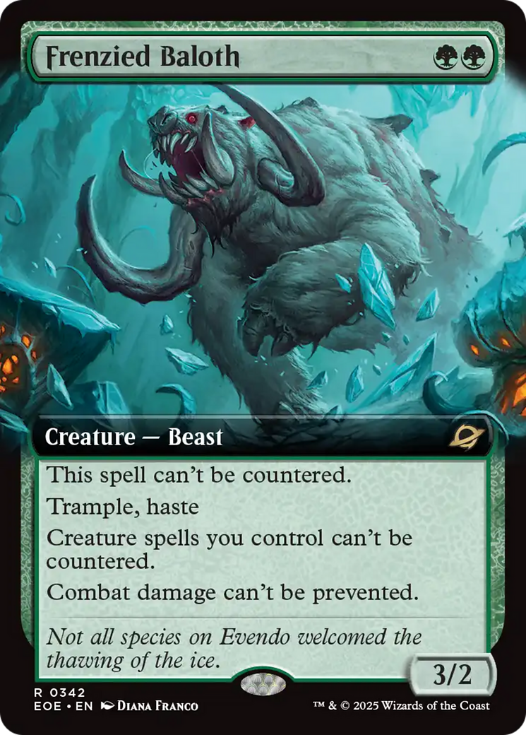 Frenzied Baloth (Extended Art) [Edge of Eternities] - The Mythic Store | 24h Order Processing