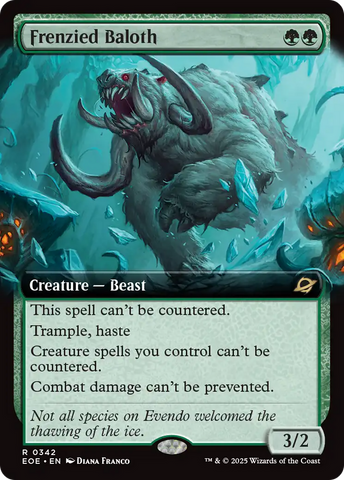 Frenzied Baloth (Extended Art) [Edge of Eternities] - The Mythic Store | 24h Order Processing