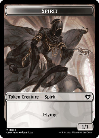Spirit (0039) // Assassin Double-Sided Token [Commander Masters Tokens] - The Mythic Store | 24h Order Processing