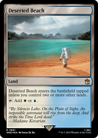 Deserted Beach (Surge Foil) [Doctor Who] - The Mythic Store | 24h Order Processing