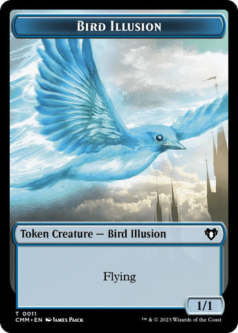 City's Blessing // Bird Illusion Double-Sided Token [Commander Masters Tokens] - The Mythic Store | 24h Order Processing