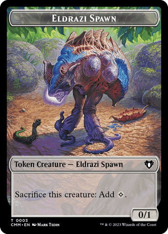 Eldrazi Spawn // Phyrexian Beast Double-Sided Token [Commander Masters Tokens] - The Mythic Store | 24h Order Processing