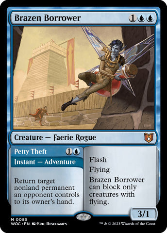 Brazen Borrower // Petty Theft [Wilds of Eldraine Commander] - The Mythic Store | 24h Order Processing