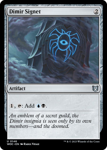 Dimir Signet [Wilds of Eldraine Commander] - The Mythic Store | 24h Order Processing