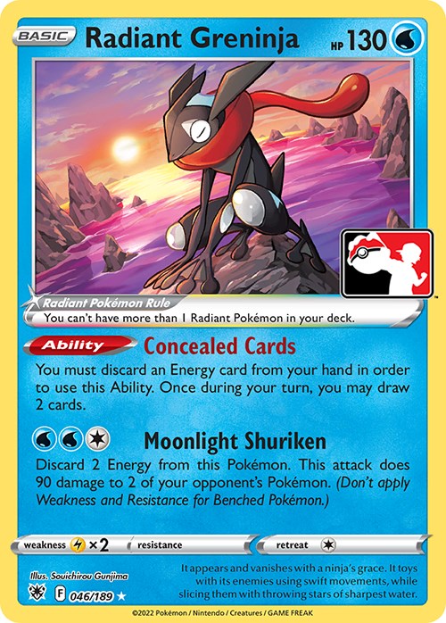 Radiant Greninja (046/189) [Prize Pack Series Three] - The Mythic Store | 24h Order Processing