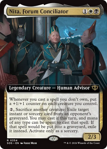 Nita, Forum Conciliator (Extended Art) [Secrets of Strixhaven] - The Mythic Store | 24h Order Processing