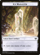 Elf Warrior // Icy Manalith Double-Sided Token [Kaldheim Tokens] - The Mythic Store | 24h Order Processing