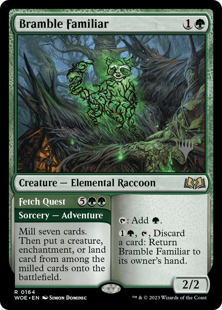 Bramble Familiar // Fetch Quest (Promo Pack) [Wilds of Eldraine Promos] - The Mythic Store | 24h Order Processing