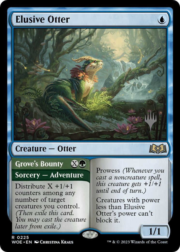 Elusive Otter // Grove's Bounty (Promo Pack) [Wilds of Eldraine Promos] - The Mythic Store | 24h Order Processing