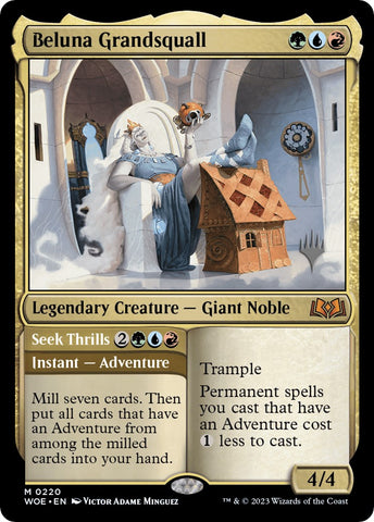 Beluna Grandsquall // Seek Thrills(Promo Pack) [Wilds of Eldraine Promos] - The Mythic Store | 24h Order Processing