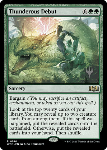 Thunderous Debut (Promo Pack) [Wilds of Eldraine Promos] - The Mythic Store | 24h Order Processing