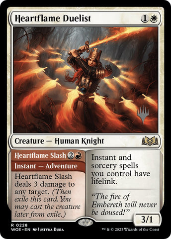 Heartflame Duelist // Heartflame Slash (Promo Pack) [Wilds of Eldraine Promos] - The Mythic Store | 24h Order Processing