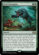 Feral Encounter [Wilds of Eldraine Prerelease Promos] - The Mythic Store | 24h Order Processing
