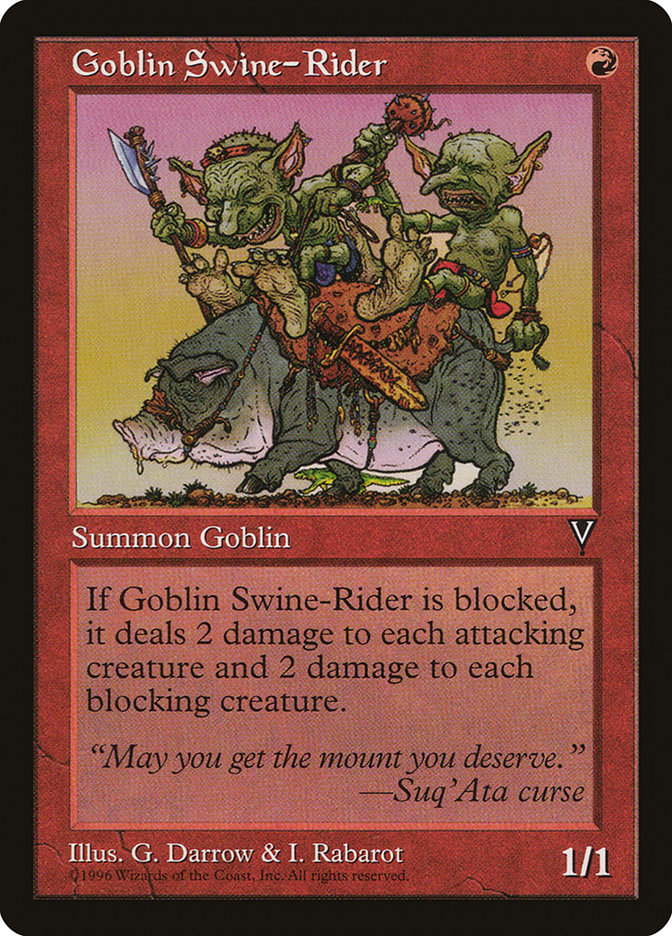 Goblin Swine-Rider [Visions] - The Mythic Store | 24h Order Processing