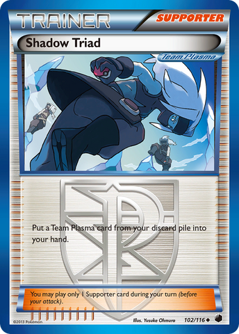 Shadow Triad (102/116) [Black & White: Plasma Freeze] - The Mythic Store | 24h Order Processing
