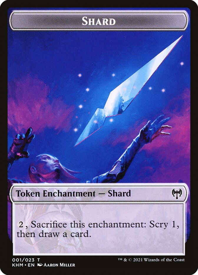 Treasure // Shard Double-Sided Token [Kaldheim Tokens] - The Mythic Store | 24h Order Processing