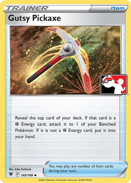 Gutsy Pickaxe (145/189) [Prize Pack Series Three] - The Mythic Store | 24h Order Processing