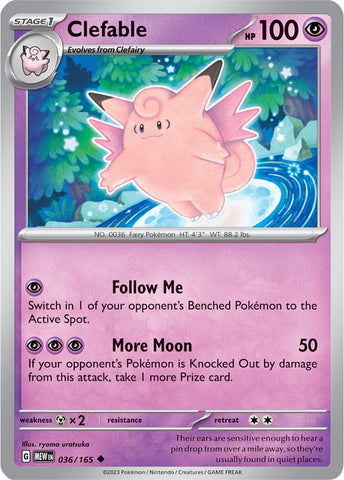 Clefable (036/165) [Scarlet & Violet 151] - The Mythic Store | 24h Order Processing