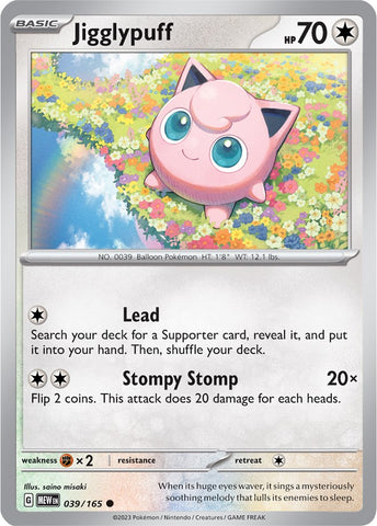 Jigglypuff (039/165) [Scarlet & Violet 151] - The Mythic Store | 24h Order Processing