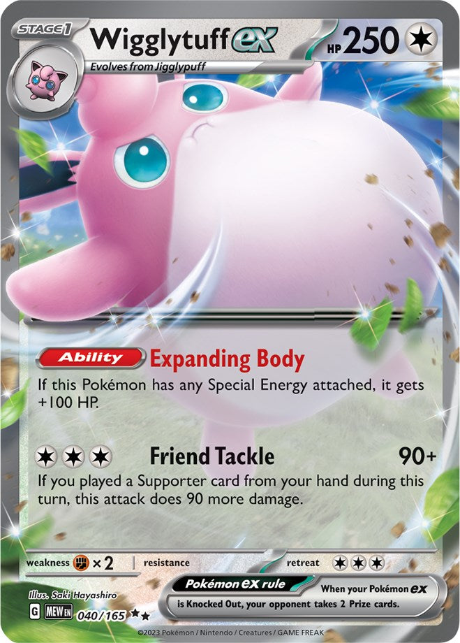 Wigglytuff ex (040/165) [Scarlet & Violet 151] - The Mythic Store | 24h Order Processing