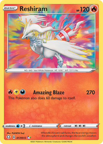 Reshiram (017/072) [Sword & Shield: Shining Fates] - The Mythic Store | 24h Order Processing