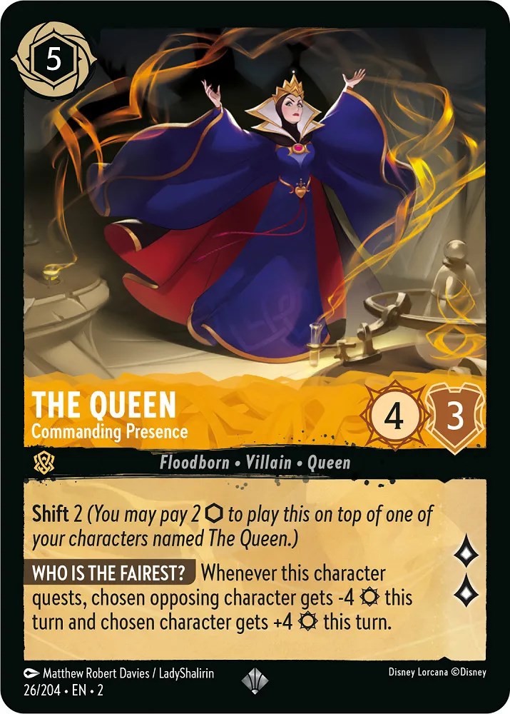 The Queen - Commanding Presence (26/204) [Rise of the Floodborn] - The Mythic Store | 24h Order Processing