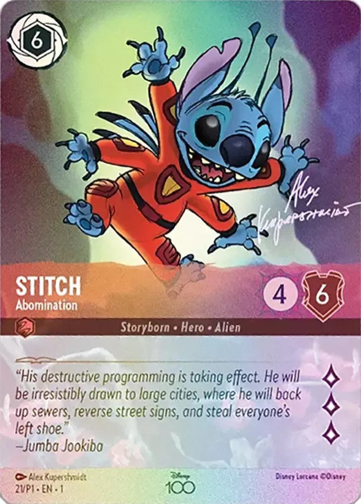 Stitch - Abomination (Enchanted) (21) [Disney100 Promos] - The Mythic Store | 24h Order Processing