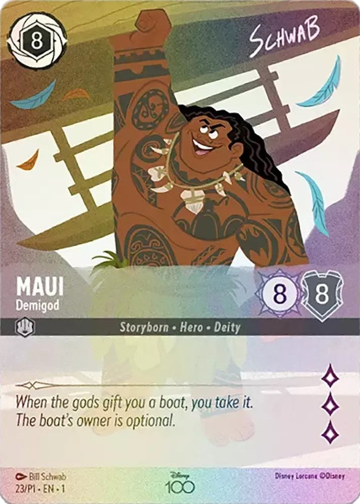 Maui - Demigod (Enchanted) (23) [Disney100 Promos] - The Mythic Store | 24h Order Processing