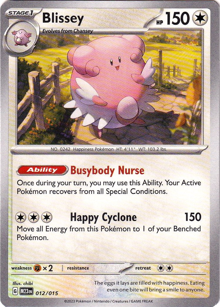 Blissey (012/015) [McDonald's Promos: 2023 Collection] - The Mythic Store | 24h Order Processing