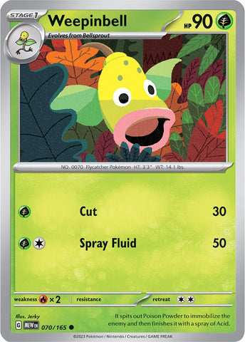 Weepinbell (070/165) [Scarlet & Violet 151] - The Mythic Store | 24h Order Processing