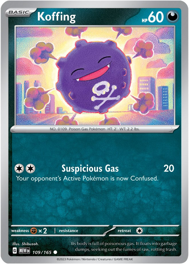 Koffing (109/165) [Scarlet & Violet 151] - The Mythic Store | 24h Order Processing