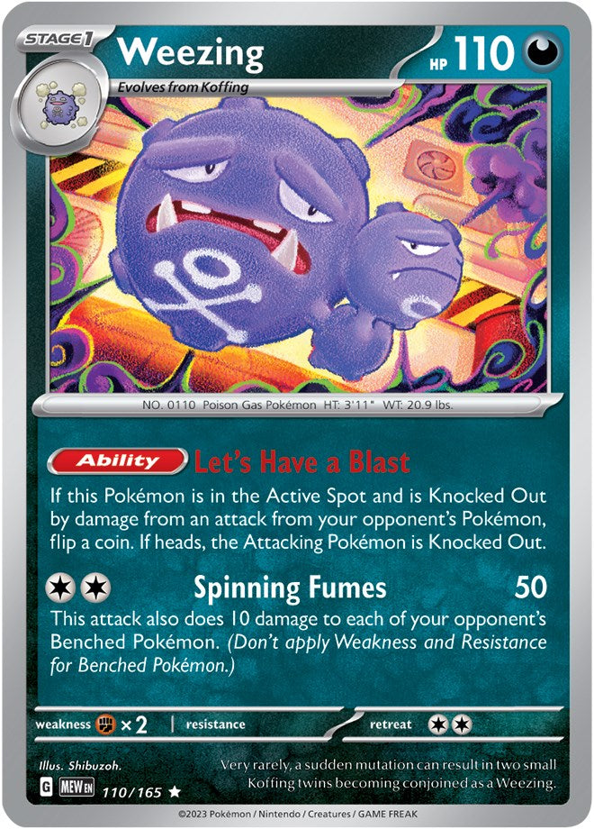 Weezing (110/165) [Scarlet & Violet 151] - The Mythic Store | 24h Order Processing