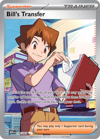 Bill's Transfer (194/165) [Scarlet & Violet 151] - The Mythic Store | 24h Order Processing