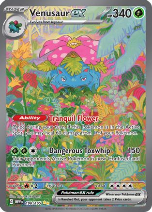 Venusaur ex (198/165) [Scarlet & Violet 151] - The Mythic Store | 24h Order Processing