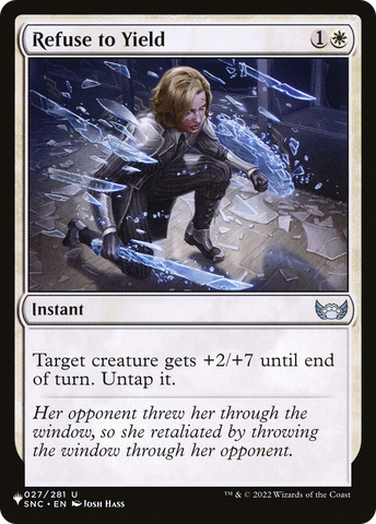 Refuse to Yield [The List] - The Mythic Store | 24h Order Processing