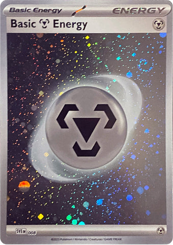 Basic Metal Energy (008) (Cosmos Holo) [Scarlet & Violet: Base Set] - The Mythic Store | 24h Order Processing