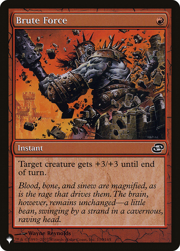 Brute Force [The List] - The Mythic Store | 24h Order Processing