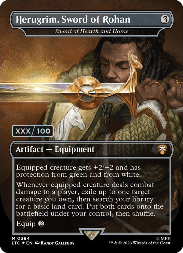 Herugrim, Sword of Rohan - Sword of Hearth and Home (Serialized) [The Lord of the Rings: Tales of Middle-Earth Commander] - The Mythic Store | 24h Order Processing