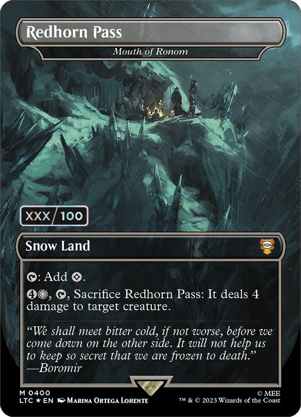 Redhorn Pass - Mouth of Ronom (Serialized) [The Lord of the Rings: Tales of Middle-Earth Commander] - The Mythic Store | 24h Order Processing