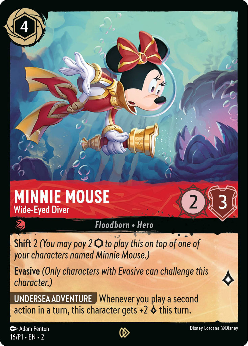 Minnie Mouse - Wide-Eyed Diver (16) [Promo Cards] - The Mythic Store | 24h Order Processing