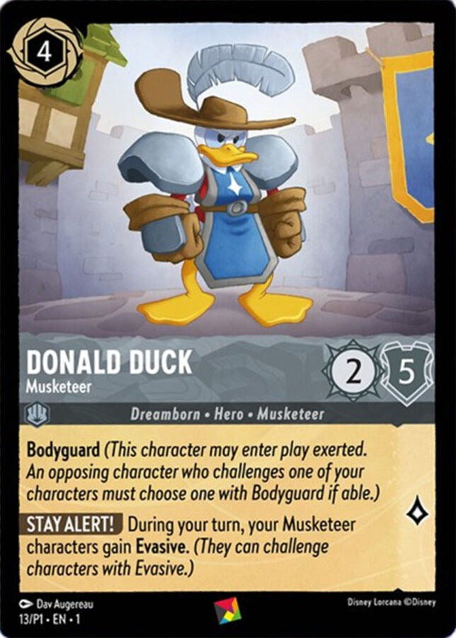 Donald Duck - Musketeer (13) [Promo Cards] - The Mythic Store | 24h Order Processing