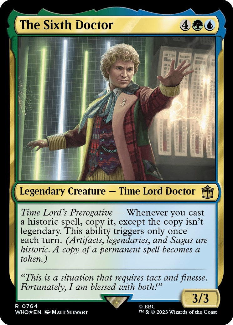 The Sixth Doctor (Surge Foil) [Doctor Who] - The Mythic Store | 24h Order Processing