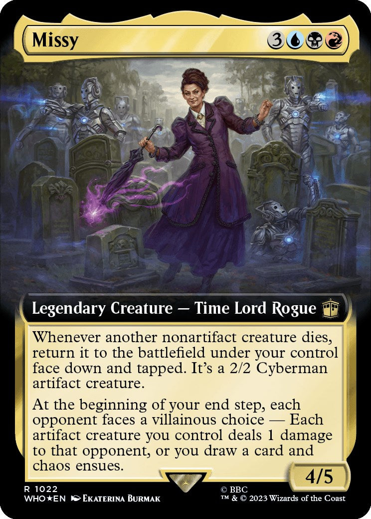 Missy (Extended Art) (Surge Foil) [Doctor Who] - The Mythic Store | 24h Order Processing