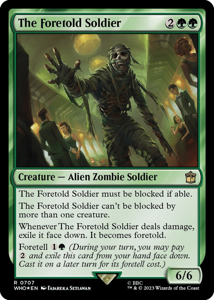 The Foretold Soldier (Surge Foil) [Doctor Who] - The Mythic Store | 24h Order Processing