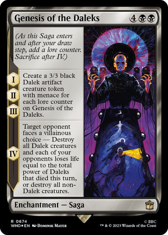 Genesis of the Daleks (Surge Foil) [Doctor Who] - The Mythic Store | 24h Order Processing